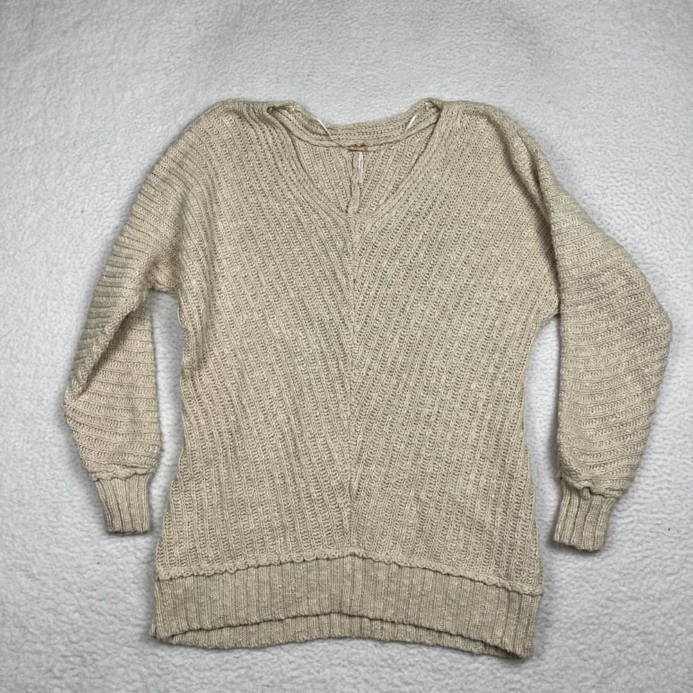 Free people chunky knit sweater